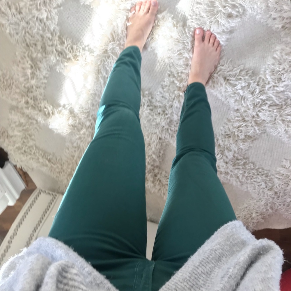 Gap Skinny Jeans- forest/olive green